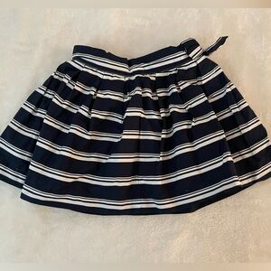 The Eagle Eye Navy and White Striped Adjustable Girls Skirt Size 6x